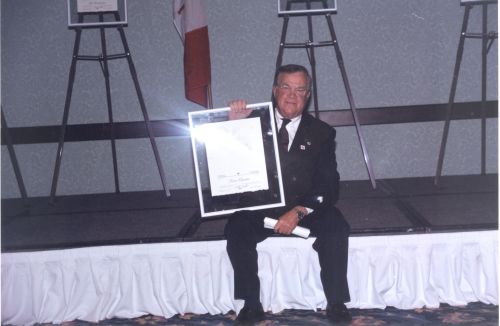 Rémi Cloutier at 1997 Canadian Ski Hall of Fame Induction Ceremony