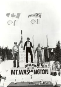 Alain LaRoche (center) winner of 1980 Shell Cup. Pat Henry (right) placed 3rd.