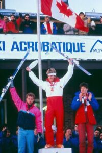 1985-1986 World Cup - National Freestyle Ski team member, Alain LaRoche (1st). 
