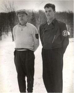 Ted Gordon and Harvey Clifford at Camp Fortune, QC