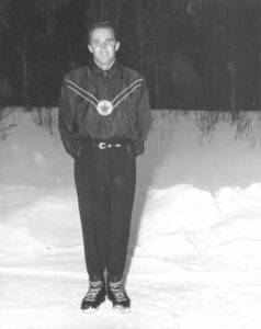 Harvey Clifford at 1952 Olympic Winter Games in Oslo, Norway.