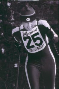 Shirley Firth at 1981 World Cross Country Championships in Whitehorse, Yukon