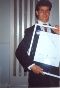 Yves LaRoche at 1992 Canadian Ski Hall of Fame Induction Ceremony