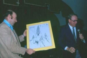 Jerry Johnston (left)