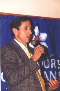 Bill Keenan at 2001 Canadian Ski Hall of Fame Induction Ceremony