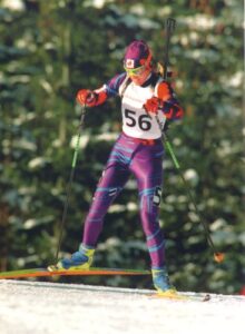 1994 Lillehammer Olympic Winter Games - Myriam Bédard in biathlon event