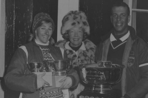Ryan Cup; (L to R): Louise Thibault, Mary Ryan, Lorne O'Connor.