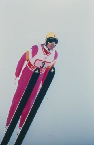 Horst Bulau at 1988 Olympic Winter Games in Calgary, Alberta.