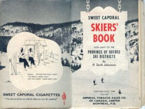 Title page of the Sweet Caporal Skier's Book by Herman Smith Johannsen. CSHFM Collection.