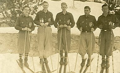 The McGill undergraduate ski team 1931-32