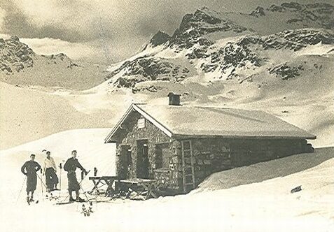 Bill Ball, Harry Pangman, Jack Houghton - St. Moritz, Switzerland 1933