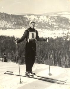 Anne Heggtveit in the Laurentians, QC.