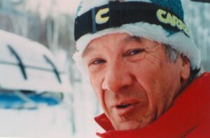 Photo of Bob Gilmour at Mt. Tremblant in 2000. This is where he is a ski instructor.