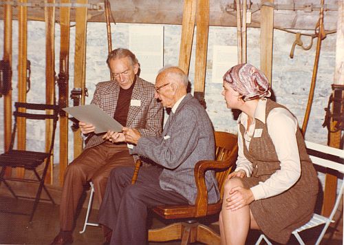 Bill Ball, Jackrabbit Johannsen and Kathi Telfer seated together