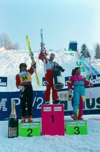 Meredith Gardner wins Freestyle competition. 