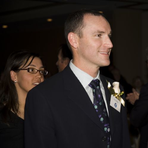 Edi Podivinsky at Canadian Ski Hall of Fame Induction Ceremony 2007.