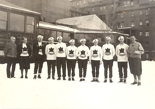Members of 1932 Canadian Olympic Ski Team