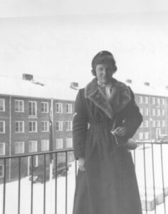 Lucile Wheeler at 1952 Olympic Winter Games in Oslo, Norway