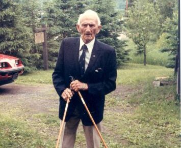Photograph of “Jackrabbit” at his home in Piedmont, QC