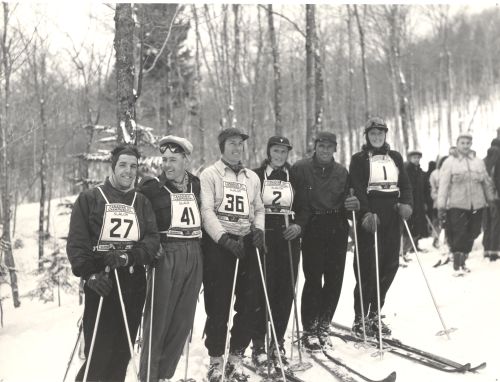 1947 Canadian Ski Championships in Mt. Ste. Anne, QC.