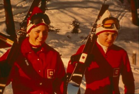 Judy Crawford, Betsy Clifford (right).