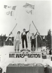 Alain LaRoche (center) winner of 1980 Shell Cup. Pat Henry (right) placed 3rd.