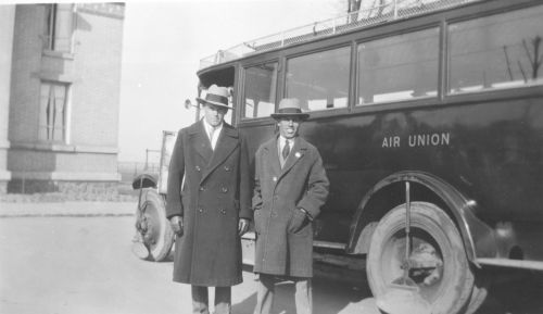 From Paris to London, on way to 1928 St. Moritz Olympic Winter Games. W.B. Thompson, Merritt Putnam