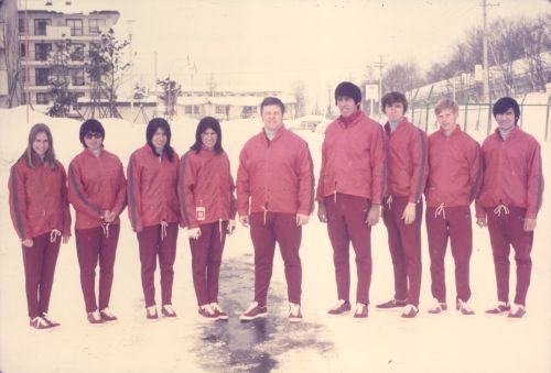Canadian Olympic cross country team at 1972 Olympic Winter Games in Sapporo, JPN
