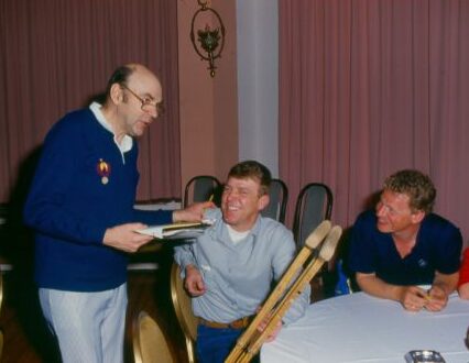 Jerry Johnston (left)