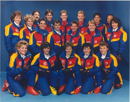 National Alpine Ski Team 1986