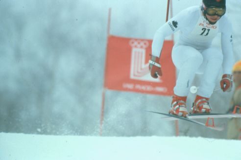 Dave Irwin at 1980 Olympic Winter Games in Lake Placid, NY.