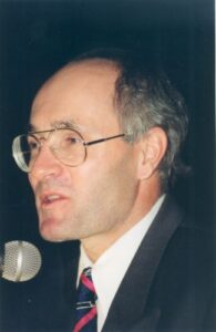John Johnston at 1995 Canadian Ski Hall of Fame Induction Ceremony