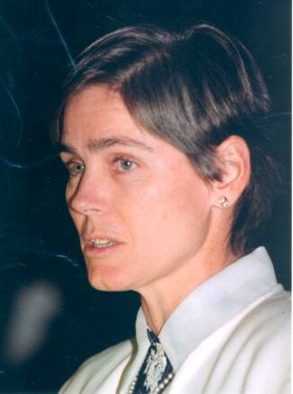 Judy Crawford at 1995 Canadian Ski Hall of Fame Induction Ceremony