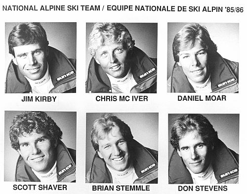 Men's National Alpine Ski Team 1985-86
