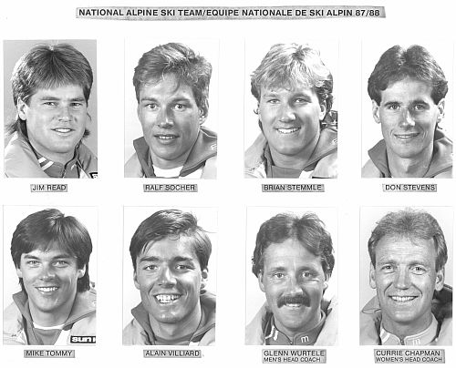 National Alpine Ski Team 1987-88
