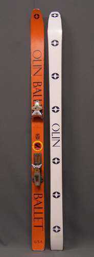 One pair of Olin ballet skis owned and used John Eaves