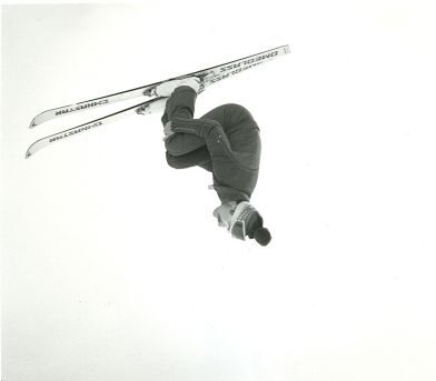 Johnston, John making a back flip
