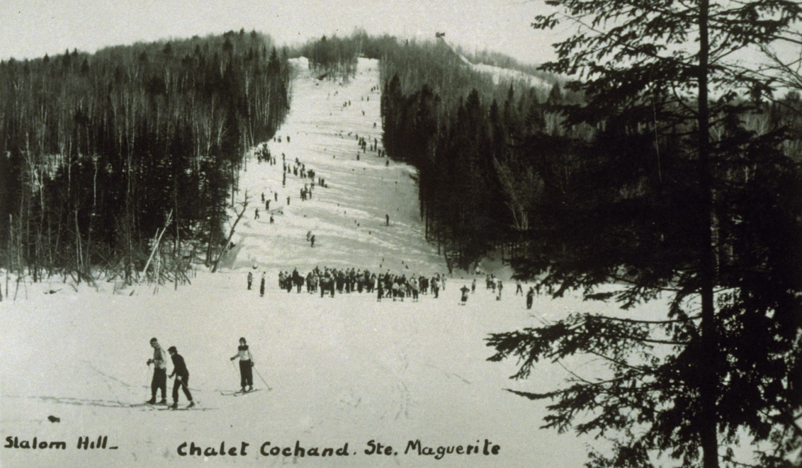 Slalom Ski at Chalet Cochand. 