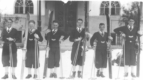 1936 Canadian Olympic Men's Ski Team at Garmisch-Partenkirchen, Germany
