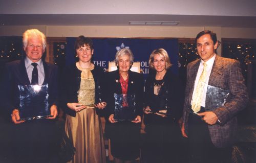 nductees Jim McConkey, Kate Pace, Dorothy Read, Myriam Bédard, and Bill Keenan in 2001