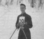 George B. Jost, winner of the Quebec-Kandahar Cup, 1932. Laurentian Ski Museum.