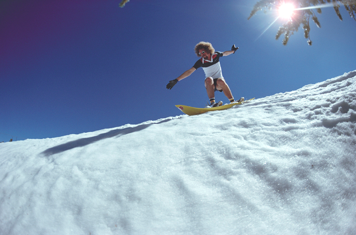 Photo of Willi Winkels snowboarding