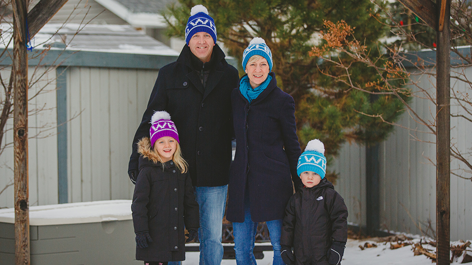 Derek Look and family
