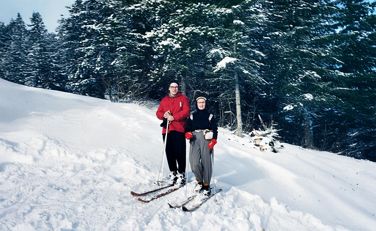 Bob Sutherland and his wife, Rabbit Hill, Edmonton, Alberta
