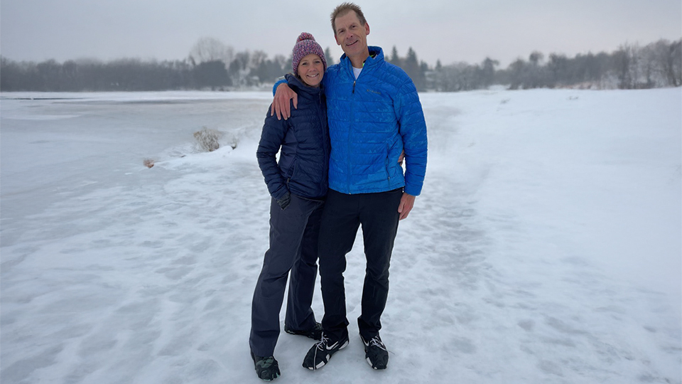 Chuck Amerongen and his wife Lara