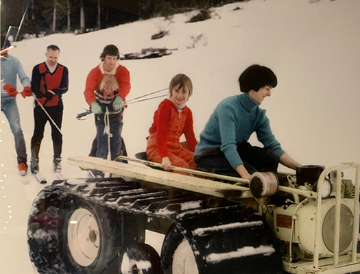 Mount Cain’s First practical tow offered riders a new twist on the irascible rope tows of old.